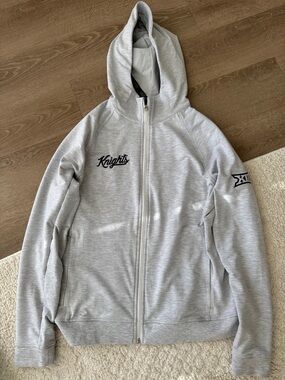 LuluLemon UCF Knights Gray Full-Zip Hoodie with Hood